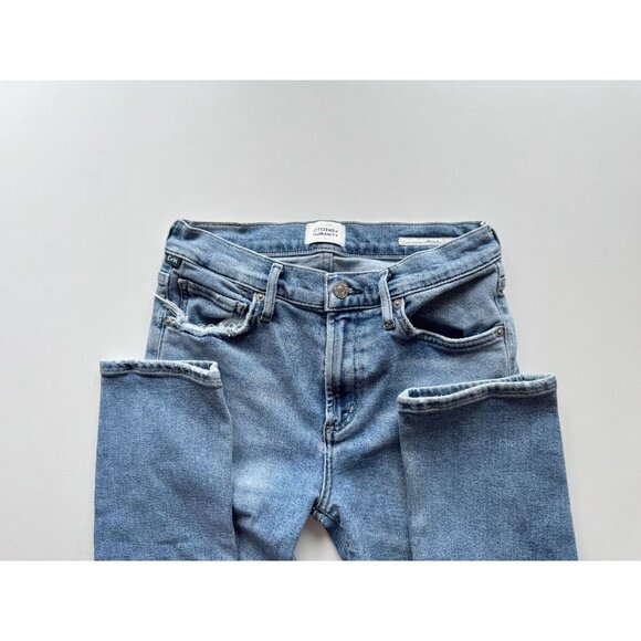 CITIZENS OF HUMANITY Skyla Julep Mid Rise Cropped Cigarette Jeans, Size 26 - Picture 12 of 16
